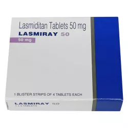 Ласмидитан (Lasmiditan) :: Рейвау, Reyvow аналог :: Lasmiray 50мг таб. №4 фото